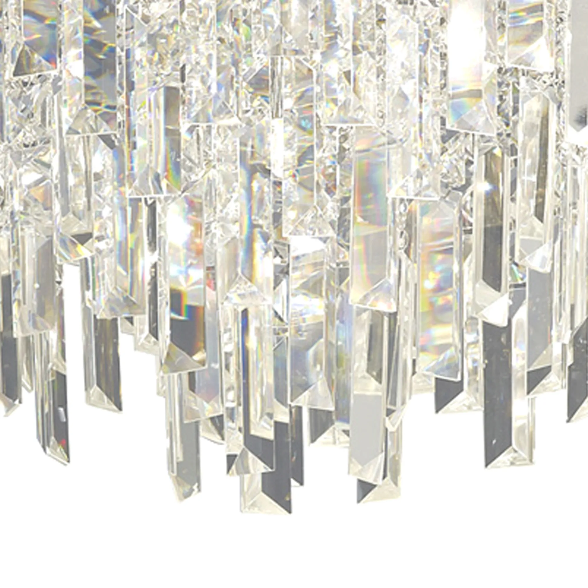 Maddison Crystal Ceiling Flush 6 Light IL30251  Diyas Maddison Polished Chrome